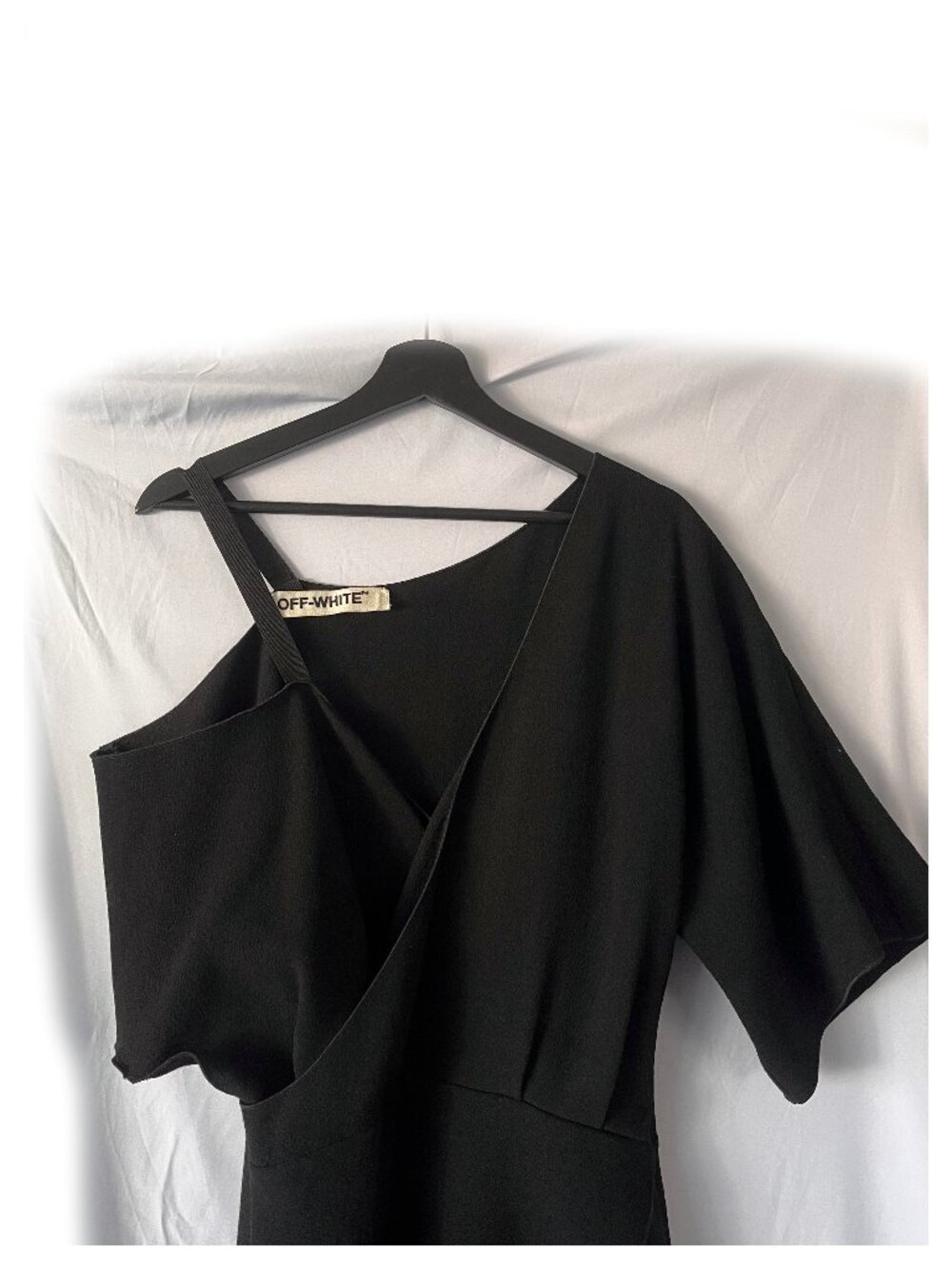 Off-White Black Knit Dress